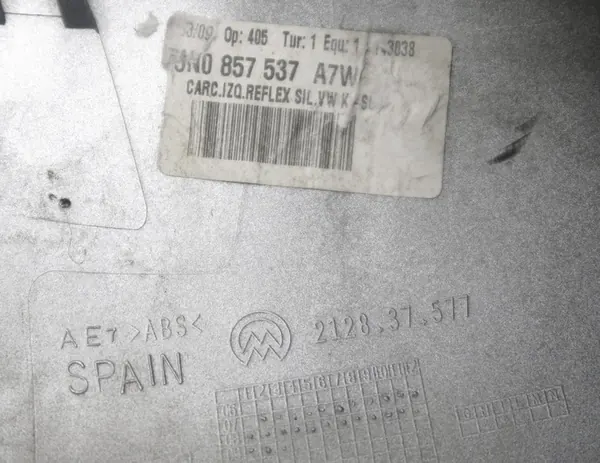 VW TIGUAN SHARAN ALHAMBRA 2 5N 2010 - Peilikotelo OEM image 3