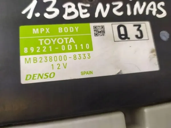 Module Confort OEM 892210D110 pour Toyota Yaris image 2