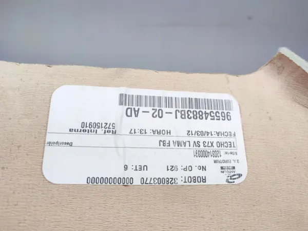 Binnenbekleding Citroen C5 III X7 Sedan 9683077BJ 2008-2017 image 8