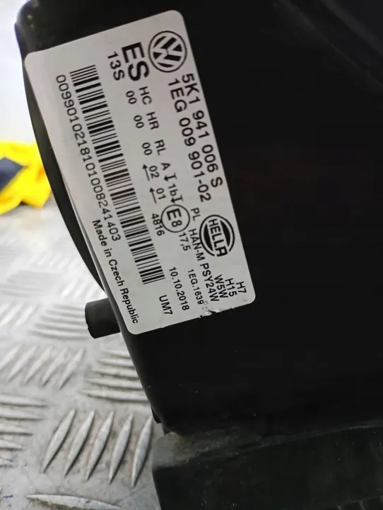 VW Golf VI Farol Direito 5K1941006S image 6