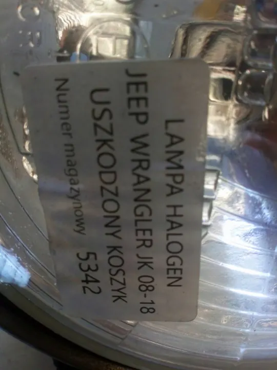 Jeep Wrangler JK Halogenstrålkastare - OEM image 6