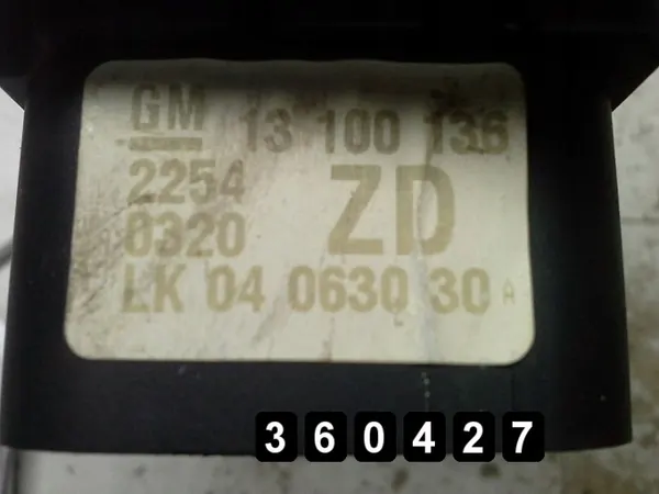 Interruptor Opel Astra OEM AM-360427 - Pieza usada image 2