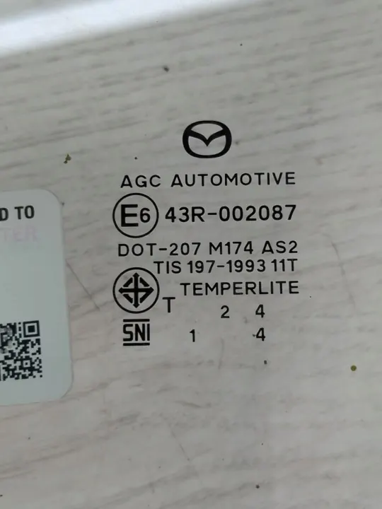 Mazda CX-3 2017 Etu vasen ovi-lasi OEM E643R-002087 image 3