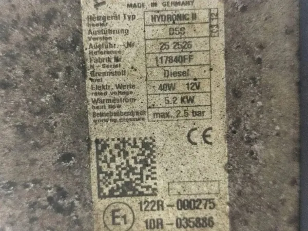 Webasto parkeerverwarming OEM 122R000275 Hyundai i40 image 10