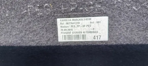Étagre de coffre OEM 96776417ZD pour Peugeot 308 II image 7