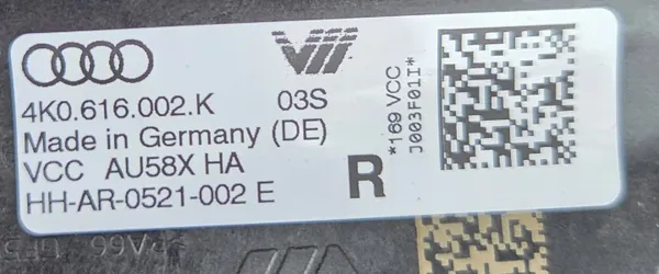 Muelle Trasero Derecho Audi A6 C8 OEM 4K0616002K image 5