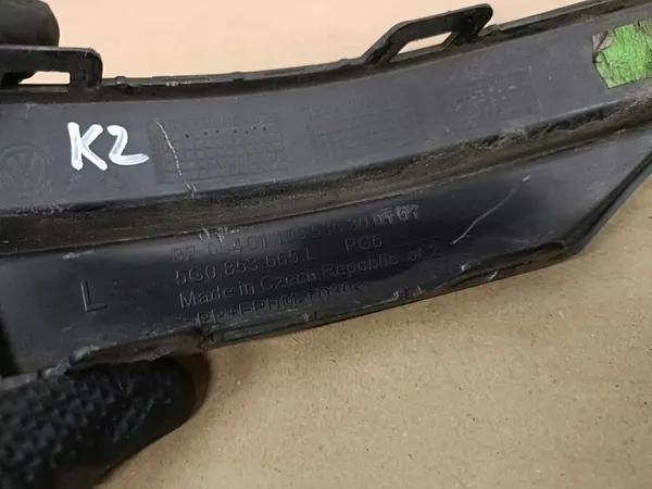 Griglia paraurti anteriore sinistra VW Golf 7 5G0853665L image 3