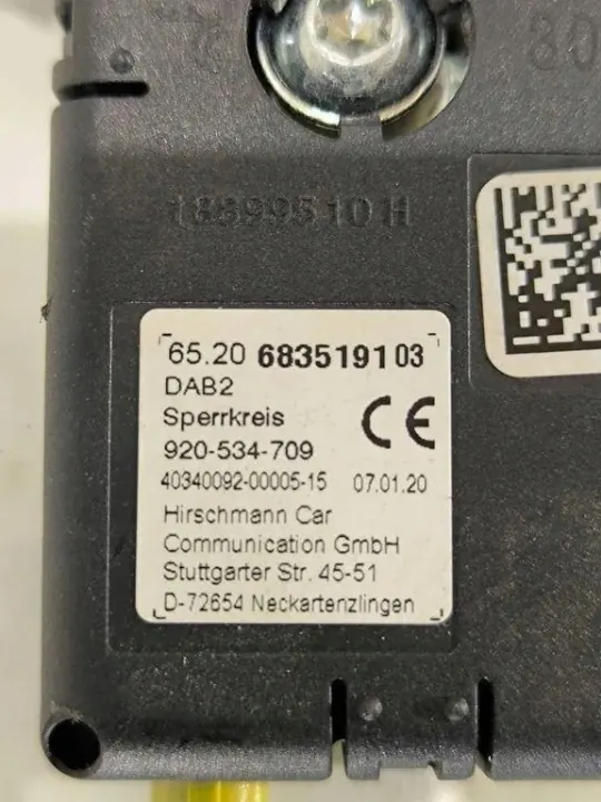 OEM 6835191 antennförstärkare för BMW 8-serien image 2
