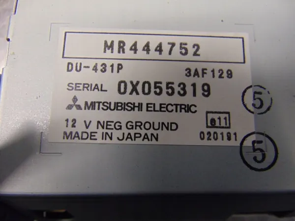 Mitsubishi Pajero Pinin Display OEM MR444752 image 7