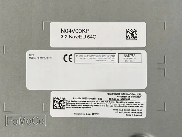 Módulo de memória 64GB OEM LU5T-14G371-GNC para Ford Puma image 4