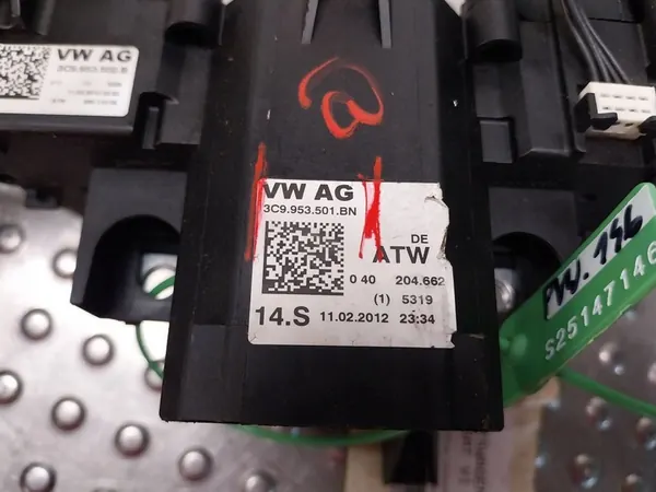 VW PASSAT B7 10-14r KOMBINATIONS-SCHALTER 3C9953501BN image 6