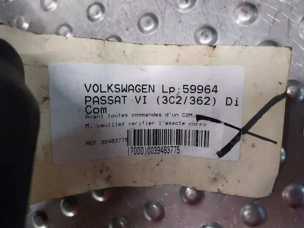 VW PASSAT B7 10-14r KOMBINATIONS-SCHALTER 3C9953501BN image 7