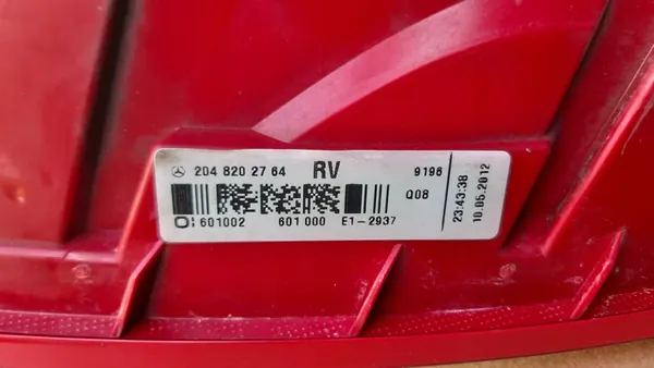 MERCEDES C W204 LIFT ACHTERLICHT RECHTS image 10