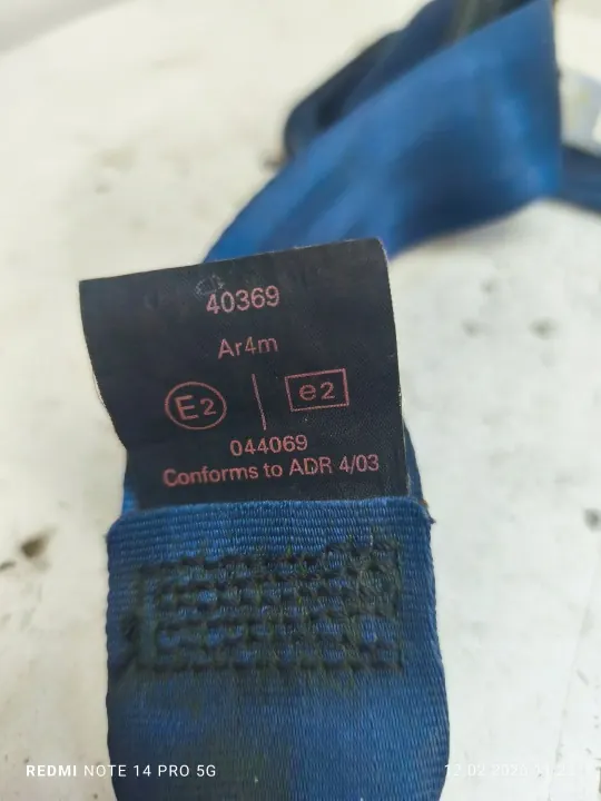 Sicherheitsgurt hinten rechts OEM 40369 044069 - Blau image 3