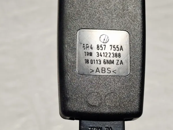 Fivela cinto dianteiro esquerdo OEM 6R4857755A - VW image 4