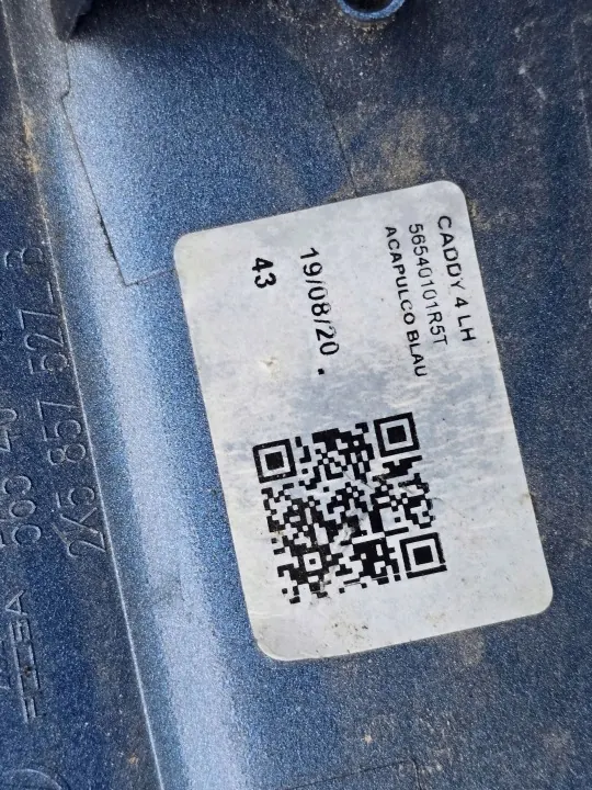 Gebruikte VW Spiegel Herbouw OEM QUA9199 Caddy IV image 8