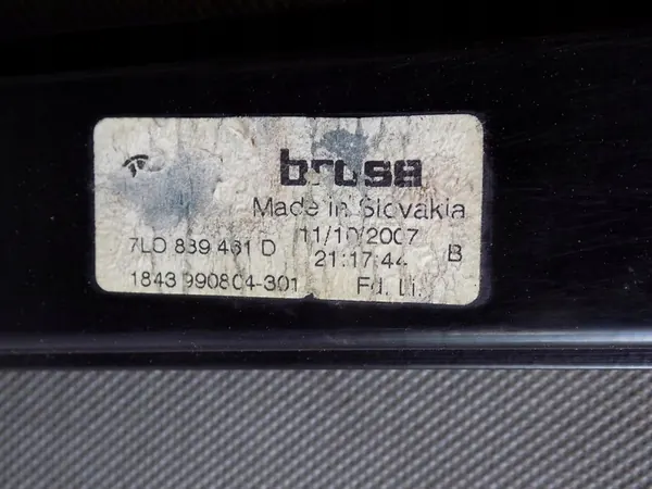 Mecanismo de janela traseira esquerda TOUAREG 7L 7L0839461D image 4