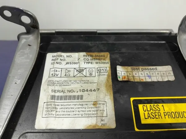 Toyota Avensis II T25 radion tuuletuslevy OEM 86120-05080 image 8