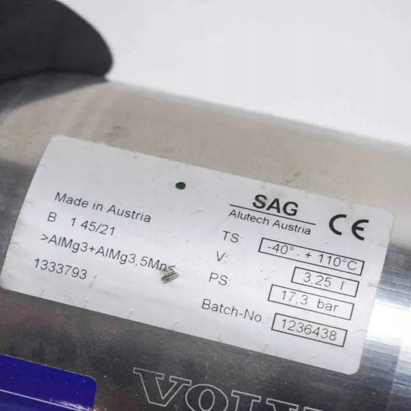 Ilmasäiliö OEM 31681128 Volvo XC60 II 2.0L Bensiini image 7