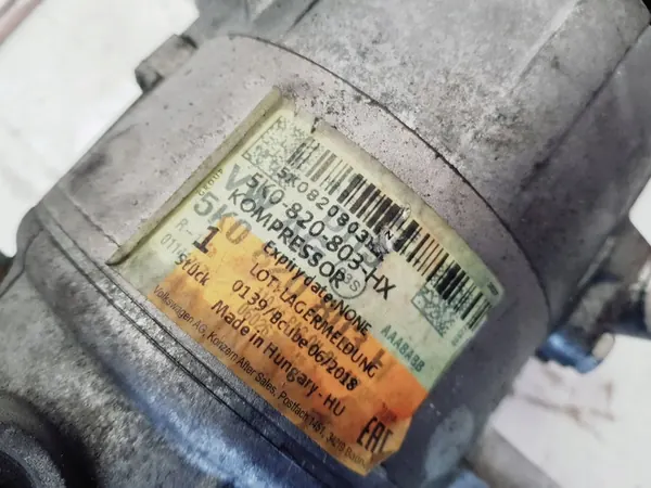 Compressore AC AUDI VW SEAT SKODA 5K0820803H image 4