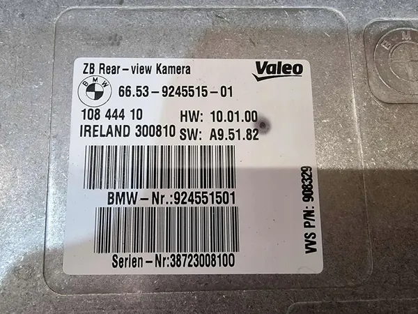 Módulo de Controle de Câmera Traseira BMW 9245515 image 2