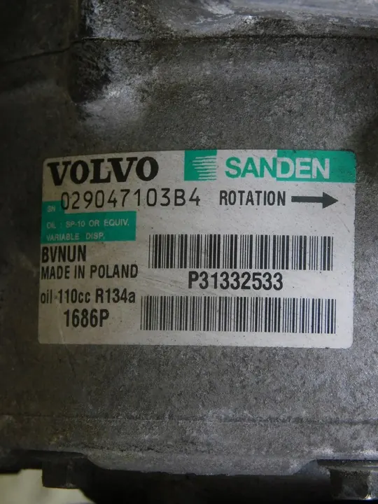 Compresor AC Volvo XC60 I 3.2 B 10-15 P31332533 image 4