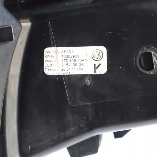 Grille d'Air Avant Droit Volkswagen Touran 1T 1T0819704E image 7