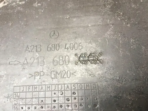 OEM A2136803906 Alustasuojus Mercedes E W213:lle image 10
