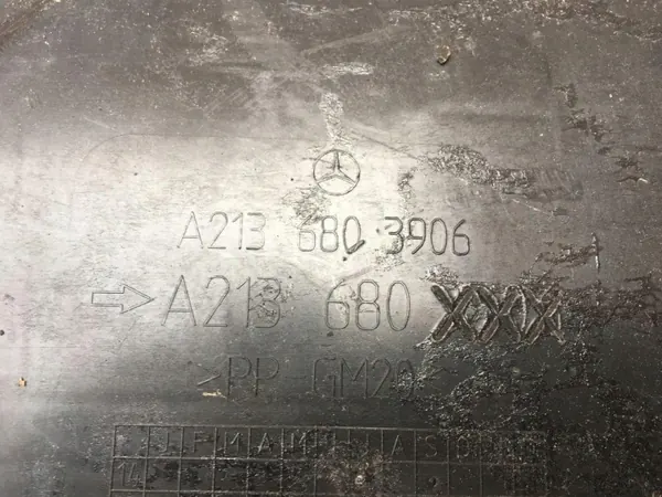 OEM A2136803906 Alustasuojus Mercedes E W213:lle image 9