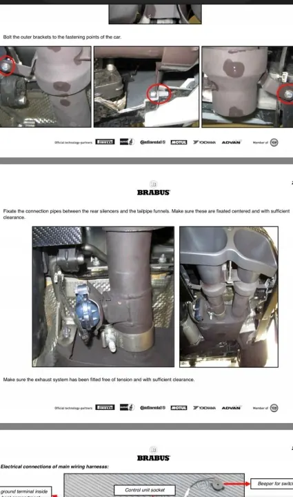 Clapets d'échappement Brabus OEM 222-678-63 W222 S63/S65/E63 image 9