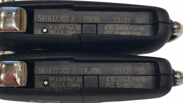 Télécommande VW OEM 561837202J – 315 MHz USA image 3
