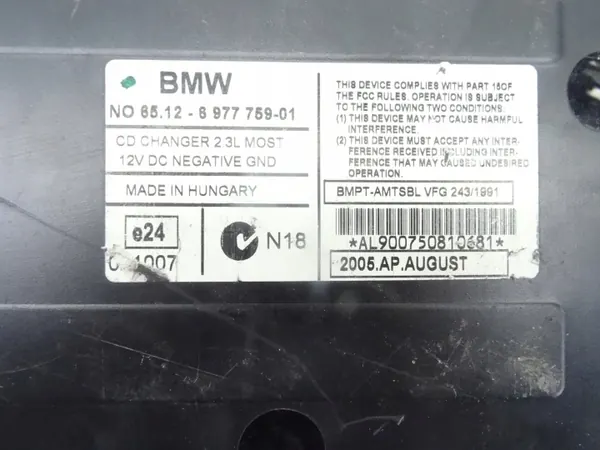 OEM 8364931 CD-Wechsler für BMW E46 E39 E60 E38 image 6