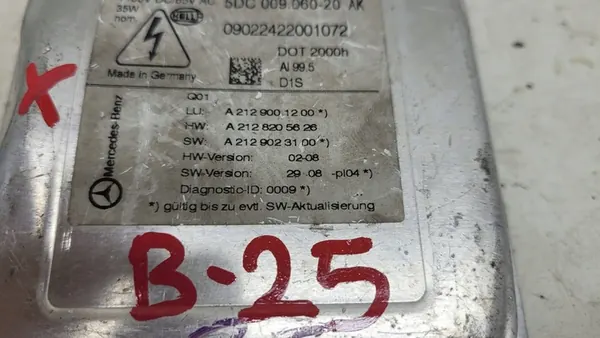 Conversor Xenon Mercedes-Benz E-Class W212 A2129001200 image 3