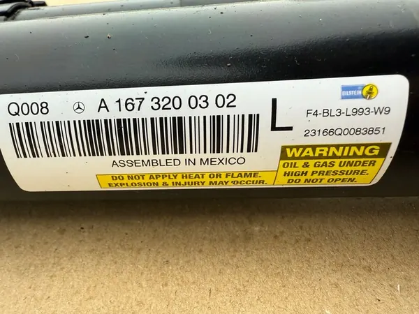 Amortizzatore posteriore sinistro Mercedes GLS X167 OEM image 3