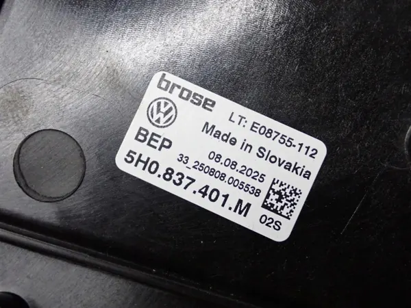 Fensterheber vorne links OEM 5H0837401M - Gebraucht image 3