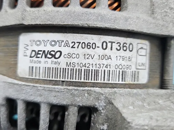 Generaattori Toyota Auris II 1.6 16V image 6