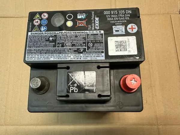 Batterie OEM 000915105DN 36Ah 12V pour Audi VW image 2