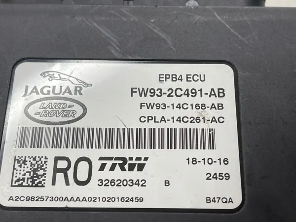 Module de frein à main Jaguar XE 2017 OEM FW932C491AB image 5