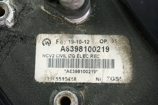 Vänster Spegel Mercedes Vito Viano W639 6 Pin A6398100219 image 9