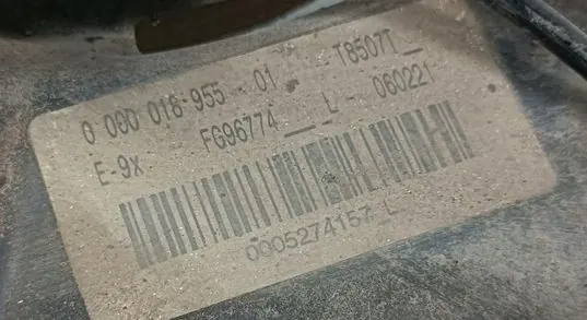 OEM ZWROTNICA PIASTA LEWY TYŁ BMW E90 E91 M57 image 3