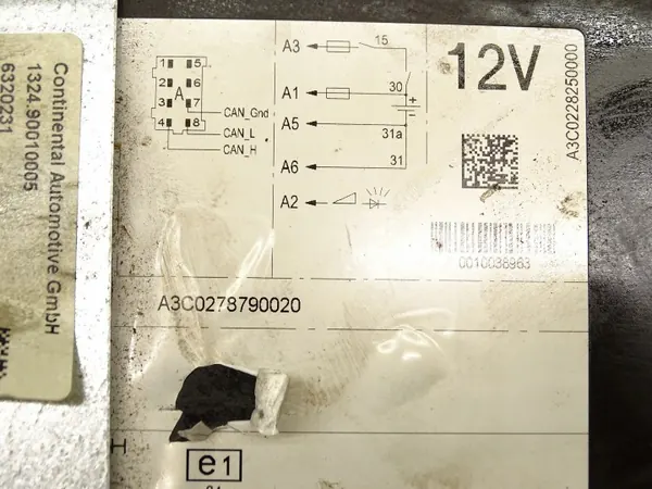 A3C0228250000 Tachygraphe Numérique pour Iveco Daily VI 2014-2019 image 7