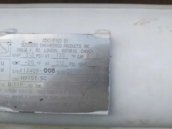 Gebruikte CNG-tank OEM BUTLA CNG voor Toyota Sienna image 4