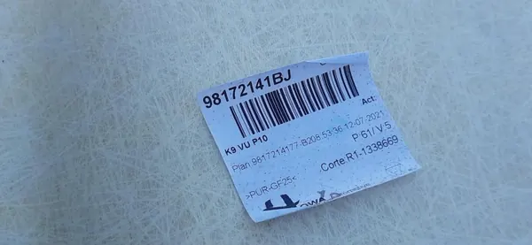 OEM 98172141BJ Katto Citroen Berlingo IV 2018- image 6
