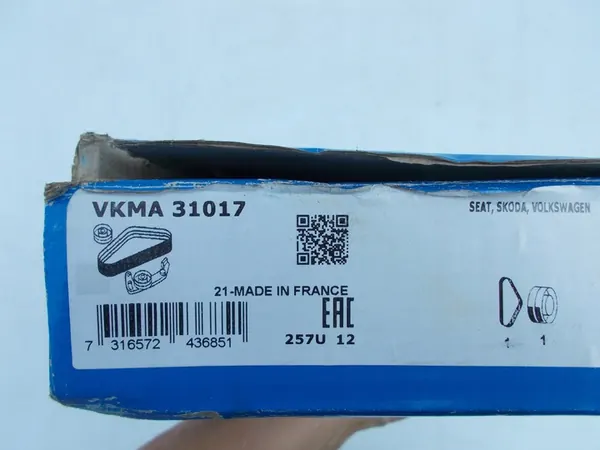 Conjunto de correia multi-ranhurada SKF VKMA 31017 image 4