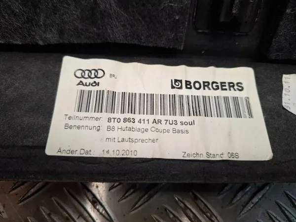 Taka Hylly OEM S26372915 Audi A5 8T Coupé:lle image 5