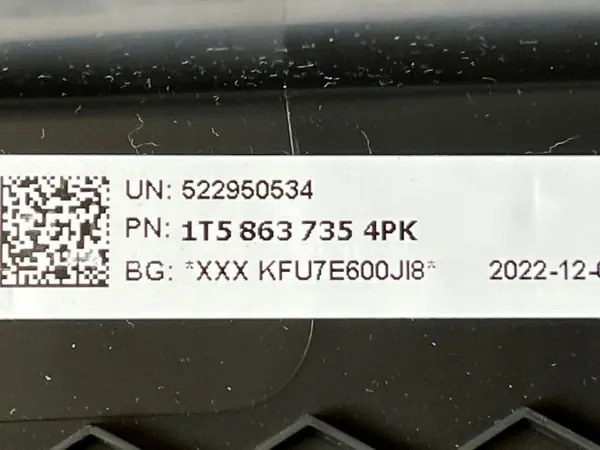 Cubierta de escalón izquierdo VW ID Buzz OEM 1T5863735 image 3