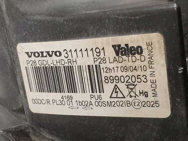 Oikea etu Xenon-ajovalo Volvo XC90 image 9