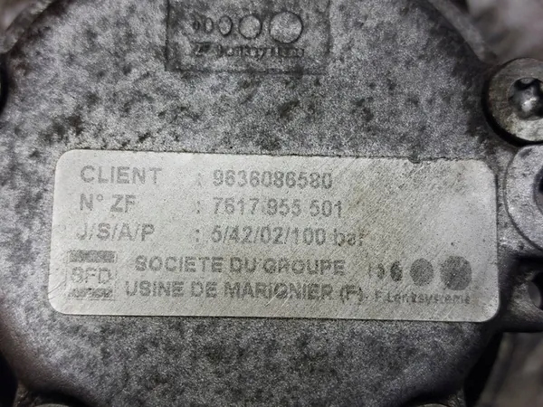 Servostyrningspump Citroen C5 I 1.8 16V 9636086580 image 5