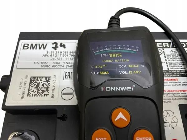 AGM-batteri OEM 9381845 12V 60Ah för BMW image 6