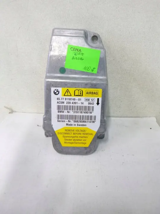 Module Airbag OEM 9118749 BMW E60/E61 - Utilisé image 2